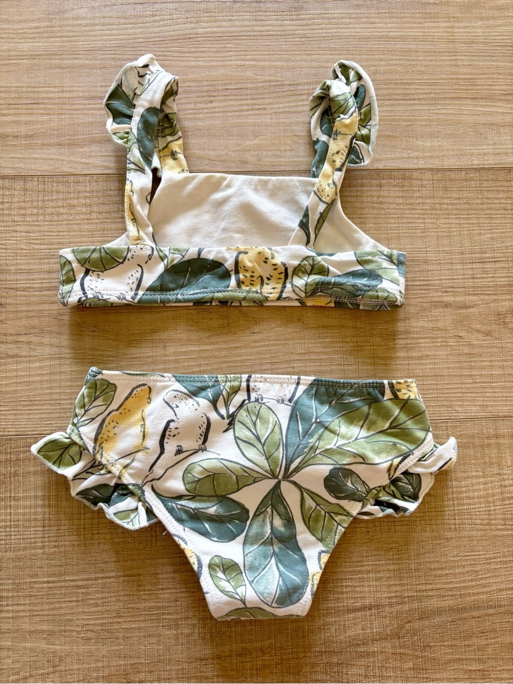 Play Up Kids Girls Bikini Two-Piece Tropical Citrus Luxury Made in Portugal 4Y - Picture 4 of 5